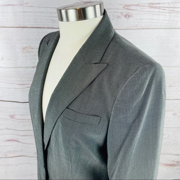 Calvin Klein blazer crosshatch pattern size 10 - Picture 6 of 14